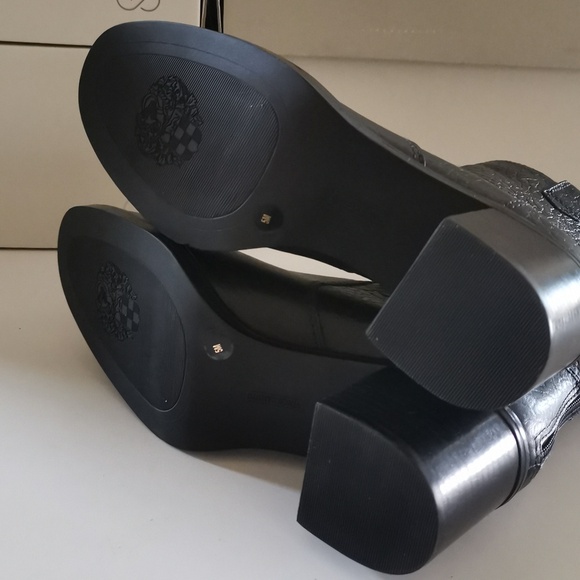 Vince Camuto Zeldina Women's  Boots Size: 5 Black Leather - Picture 7 of 8